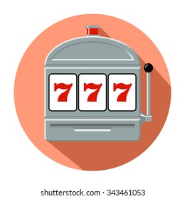 Slot machine icon vector illustration