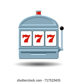 Slot machine icon vector illustration