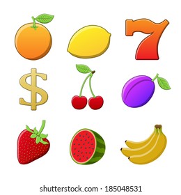 Slot Machine Icons - Set 