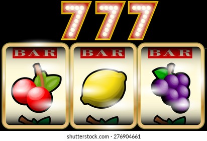 Slot Machine Illustration