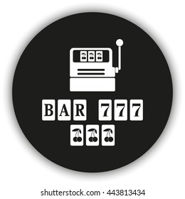Slot Machine Illustration.