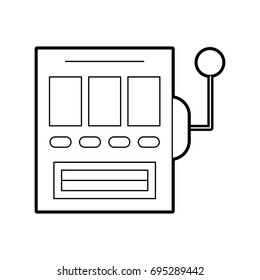 slot machine isolated icon