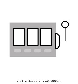 slot machine isolated icon