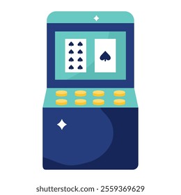 slot machine with jackpot isolated design