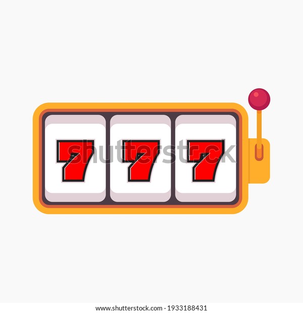 Slot machine with lucky sevens jackpot. Lucky\
seven 777 slot machine.