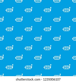 Slot machine pattern vector seamless blue repeat for any use