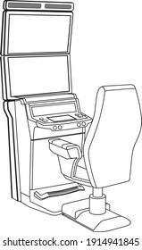Slot Machine with Smart Touch Double Display