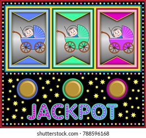 slot machine with strollers