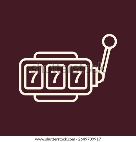 Slot machine trendy useful important vector Illustration design lovely colorful background.eps