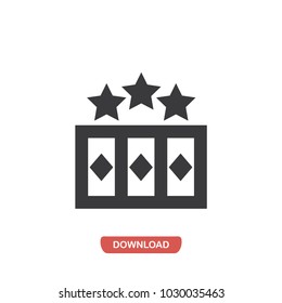 Slot Machine vector icon