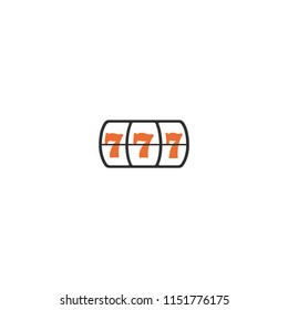 Slot Machine vector icon