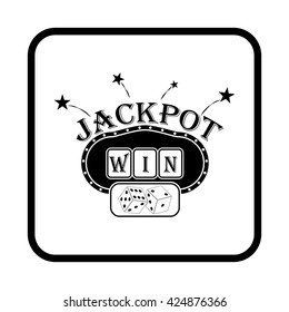 Slot machine vector icon