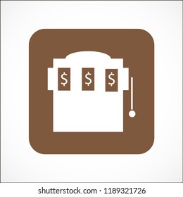 slot machine vector icon eps 10