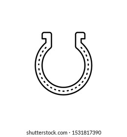 slot, machine, vector, icon, outline. Illustration isolated vector sign