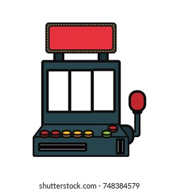 slot machine  vector illustration