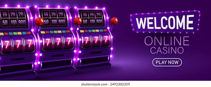 Slot machines wins the jackpot. 777 Big win concept. Online Casino jackpot. Vector illustration