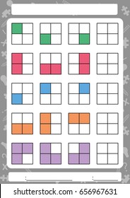 Slot The Pattern, Complete The Next Pattern, Worksheet For Kids