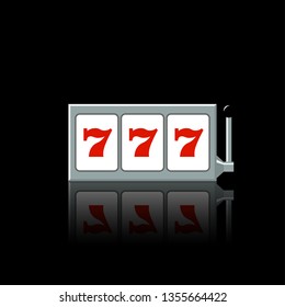 Slot reels icon vector illustration