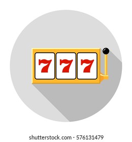 Slot reels icon vector illustration