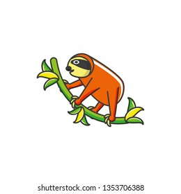 sloth animal isolated icon
