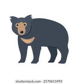 Sloth bear icon clipart avatar logotype isolated illustration