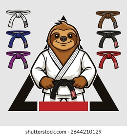Sloth BJJ jiujitsu judo belt system