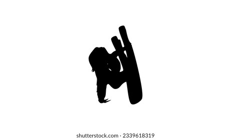 sloth with cub silhouette, high quality vector