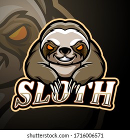 Sloth Esport Logo Mascot Design