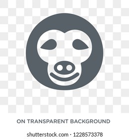 Sloth icon. Trendy flat vector Sloth icon on transparent background from animals collection. 