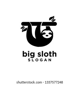 sloth logo icon designs vector illustration symbol template