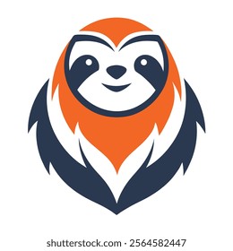 Sloth Logo Template - Isolated Brand Identity Icon Vector.perfect for brand identity designs, featuring a clean and isolated vector icon. Ideal for businesses, freelancers, and creative projects.