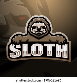 Sloth Mascot Esport Logo Design