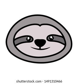 sloth nature desing vector illustration