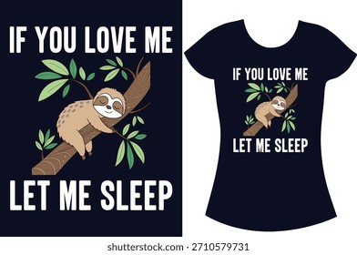 Sloth Retro vintage Typography sloth vector t-shirt design.