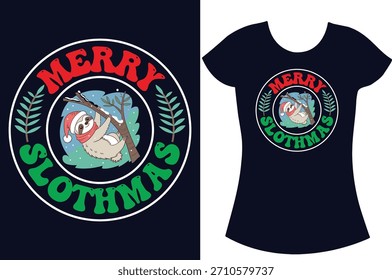 Sloth Retro vintage Typography sloth vector t-shirt design.
