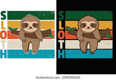 SLOTH T-SHIRT DESIGN | T-SHIRT DESIGNS