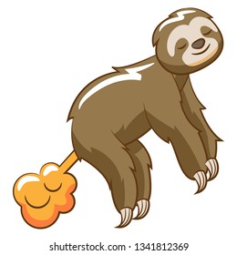 sloth vector cartoon
