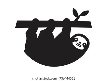 Sloth Vector Icon Logo
