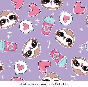 

slothful girl cute candy sweet 