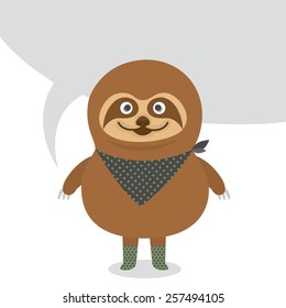 sloth.vector illustration