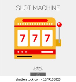 Slots machine color icon