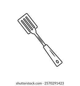 Slotted spatula clipart, spatula clipart, Grilling Icons and Symbols, Kitchen spatula vector icon, vector icon, Kitchen instrument silhouette, vector and art illustration, square spatula clipart,
