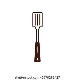 Slotted spatula clipart, spatula clipart, Grilling Icons and Symbols, Kitchen spatula vector icon, vector icon, Kitchen instrument silhouette, vector and art illustration, square spatula clipart,
