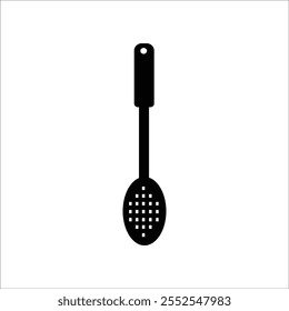 slotted spoon icon, to take vegetables without sauce