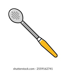 slotted spoon kitchen cookware color icon vector. slotted spoon kitchen cookware sign. isolated symbol illustration