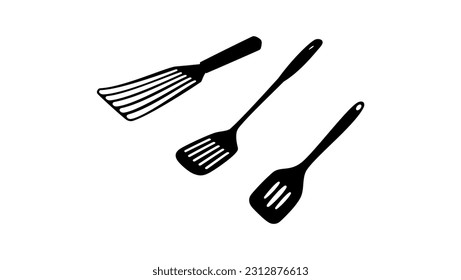 Slotted Turner silhouette, high quality vector