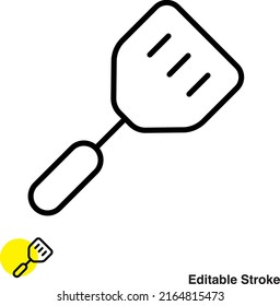 Slotted Turner Vector Line Icon