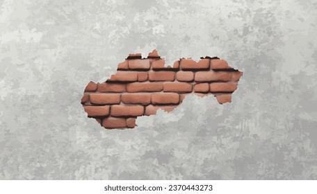 Eslovaquia ladrillos textura industrial fondo de papel pintado naranja