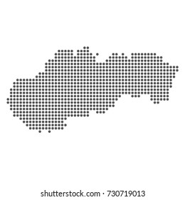 Slovakia Country Map Vector
