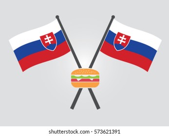 Slovakia Emblem Burger